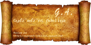 Gyémánt Adelina névjegykártya
